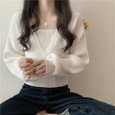 Solid Knitted Loose Elegant Sweater